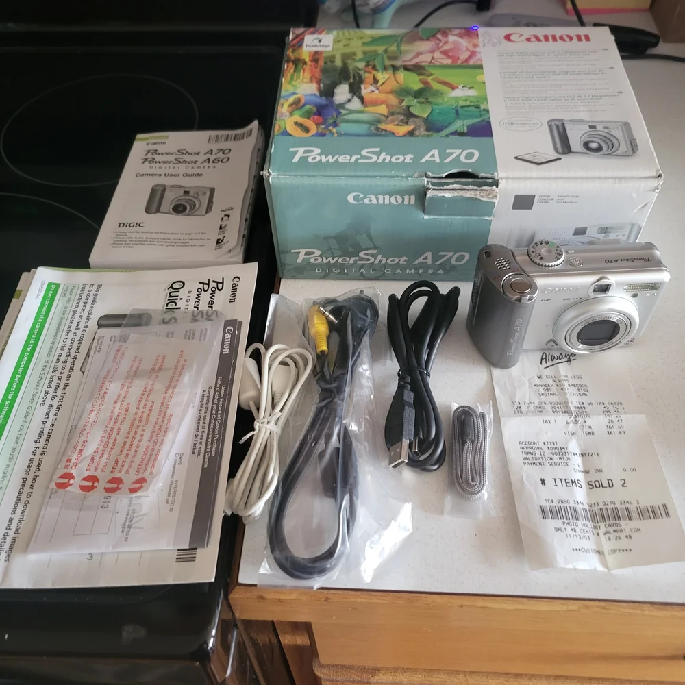 Canon PowerShot A70 Digital Camera - Silver